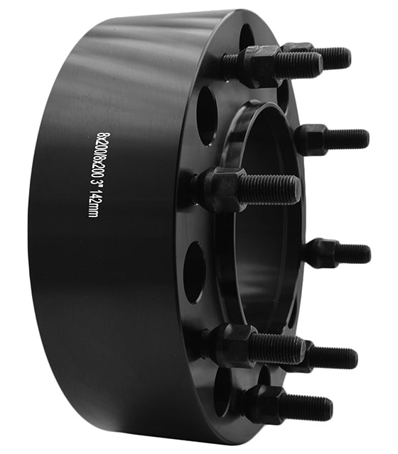 8x200 MM Wheel Spacers Hub Centric Billet Aluminum For 2005+ Ford F-350 Dually