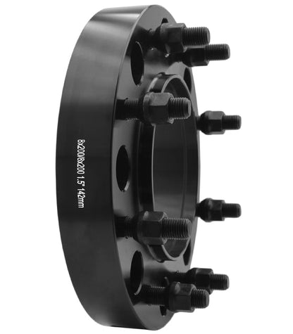 8x200 MM Wheel Spacers Hub Centric Billet Aluminum For 2005+ Ford F-350 Dually