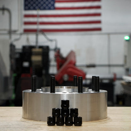 8x200 MM Wheel Spacers Hub Centric Billet Aluminum For 2005+ Ford F-350 Dually