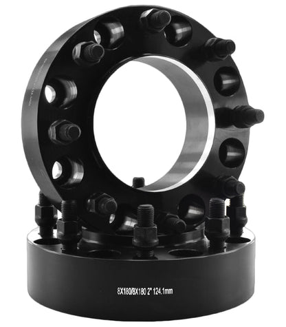 8x180 Wheel Spacers Hub Centric Billet For 2011-2024 GM 2500 3500 SRW