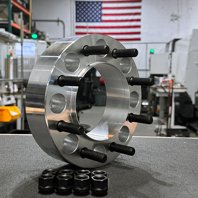 8x180 Wheel Spacers Hub Centric Billet For 2011-2024 GM 2500 3500 SRW