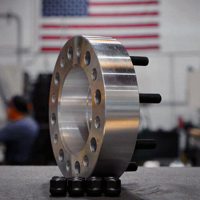8x180 Wheel Spacers Hub Centric Billet For 2011-2024 GM 2500 3500 SRW